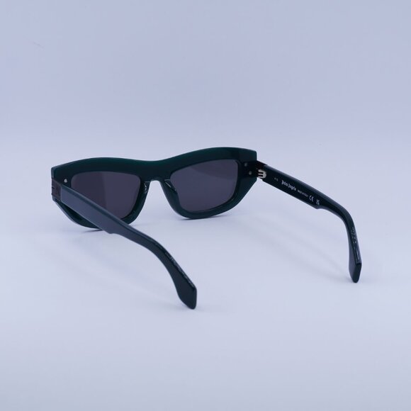 Palm Angels PERI10E CLAIRE 5507 Sunglasses Green Cat Eye Frame, Dark Grey Lenses - Picture 5 of 9